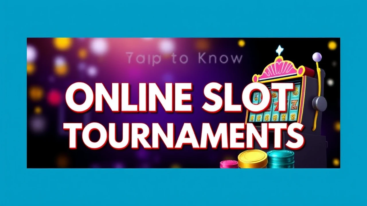 Everything You Need to Know Online Slot Tournaments: Exploring the Thrilling World of Online Gaming Tournaments
